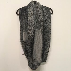 Silver Grey Infinity Scarf